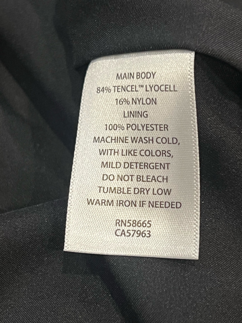 New Caslon Nordstrom Black Wide Sleeve Button Front Long Midi Dress XL - Picture 13 of 14